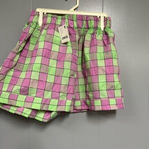 Free People Linus Plaid Set in size Extra Small (shorts)